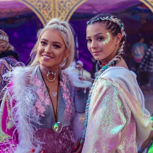 🦋 U R LOVED 🦋 HANDMADE DESIGNER BOHEMIAN MOLLY POLLY FRINGE ROCOCO LUX MINK - Picture 4 of 16